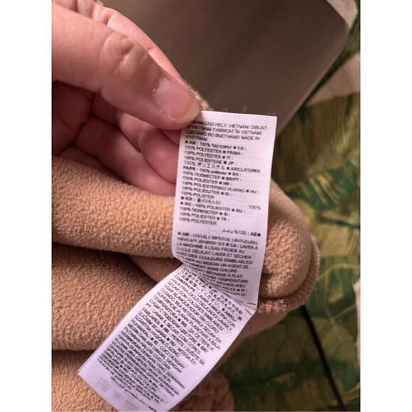 Banana Republic Long Sleeve Teddy Sherpa Fleece Crew Neck Sweater Size Medium - Picture 4 of 9